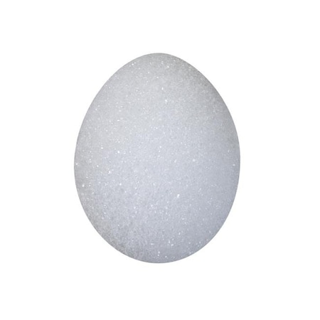 Tosafos Egg Styrofoam Shape; 3.16 x 2.312 in.; White - Pack of 4 TO1415994